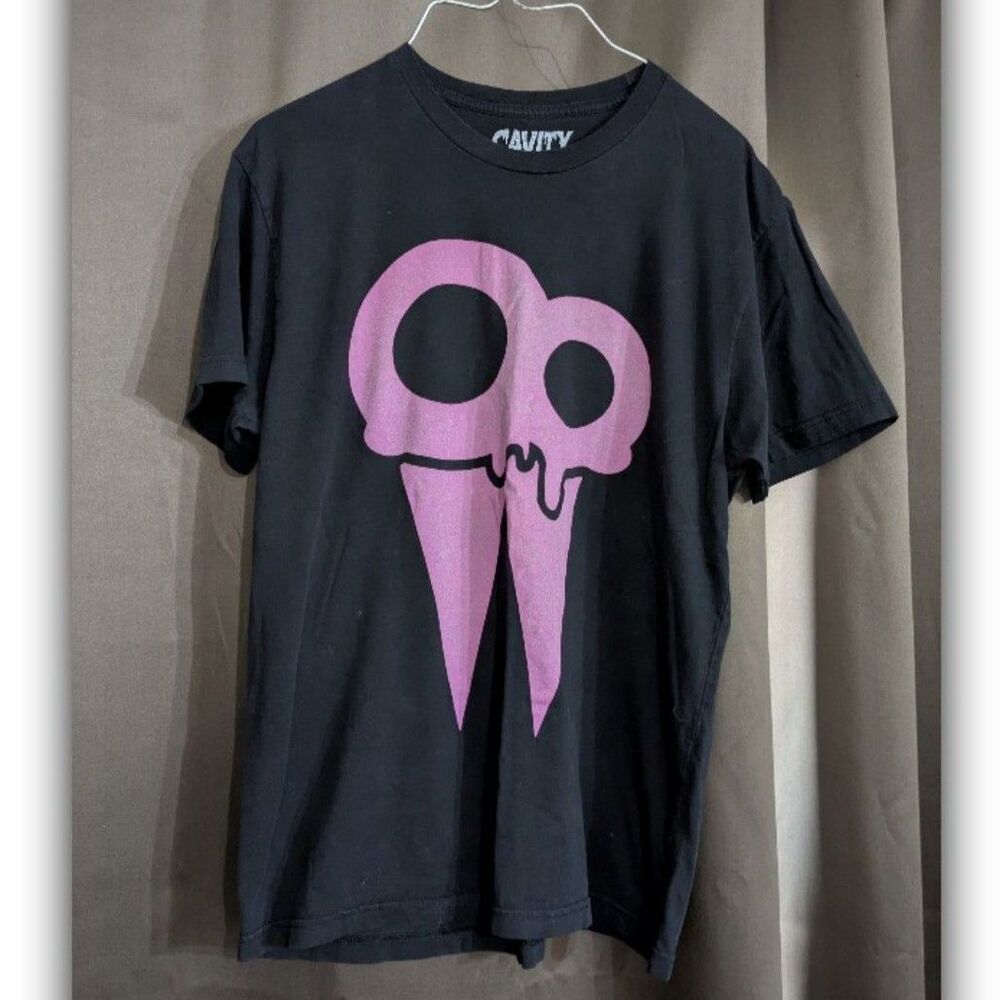 Cavity Colors Graphic T Shirt Men’s Medium Melting Monster Cone